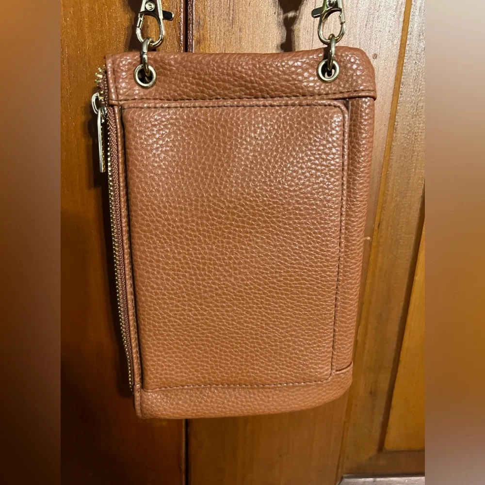 Vegan‎ Crossbody Brown Small Purse